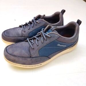 Dunham Fitsmart Low Men's Blue Nubuck Sneakers Size 9